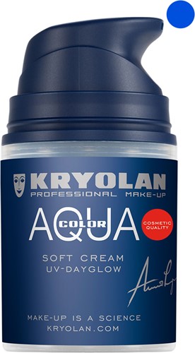 Aquacolor Softcream 50ml Kryolan UV-Blauw