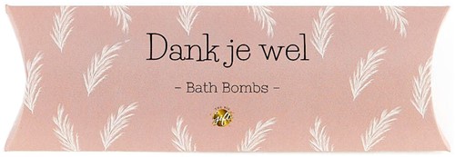 Gondeldoosje Met Bath Bombs "Dankjewel"